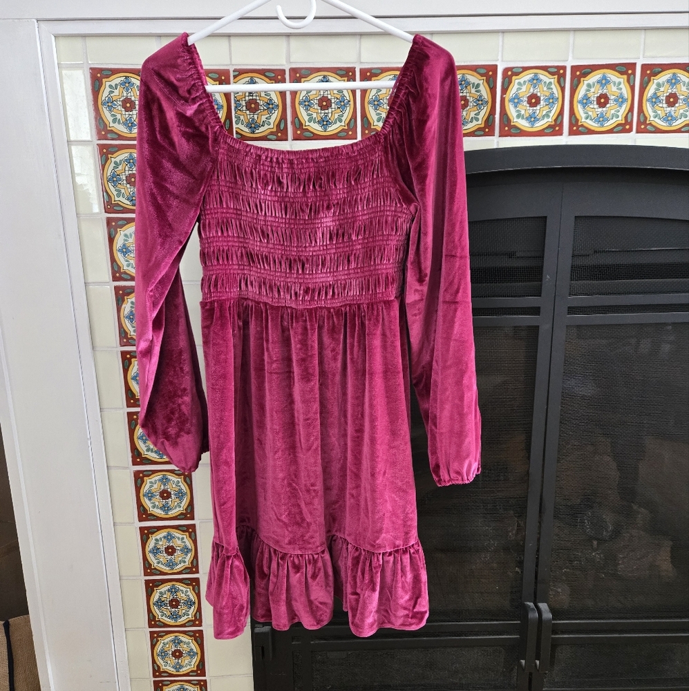 Lauren Conrad Velvet Mini Dress